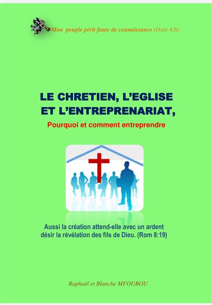 Le chrétien, l'Église et l'entreprenariat